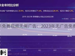 2023年免费视频无需广告：2023年无广告免费视频畅享