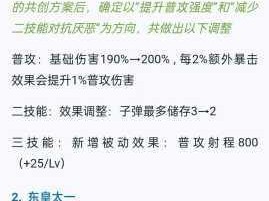 王者荣耀体验服更新调整，瑶英雄再次调整介绍