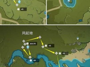 原神风车菊采集攻略，全地图高效路线解锁指南